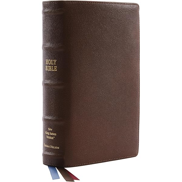 NKJV, Single-Column Reference Bible, Verse-by-verse, Brown